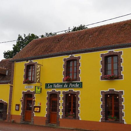 Logis-Hotel Restaurant Auberge Les Vallees Du Perche Vichères Eksteriør billede